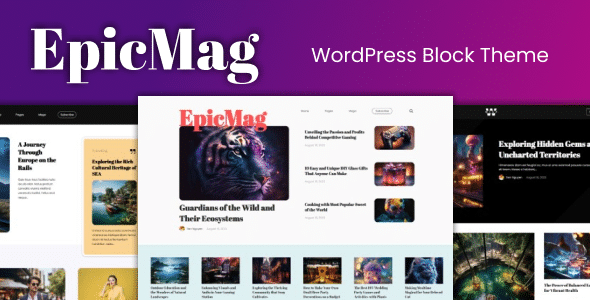 EpicMag 24.01.06-2243 Nulled - Тема WordPress для журнала новостей