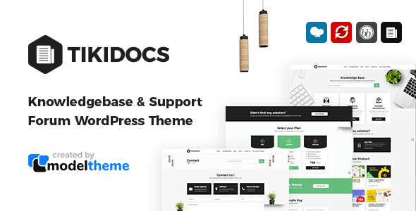 Tikidocs v2.2.1 Nulled - Форум поддержки базы знаний Тема WordPress + RTL