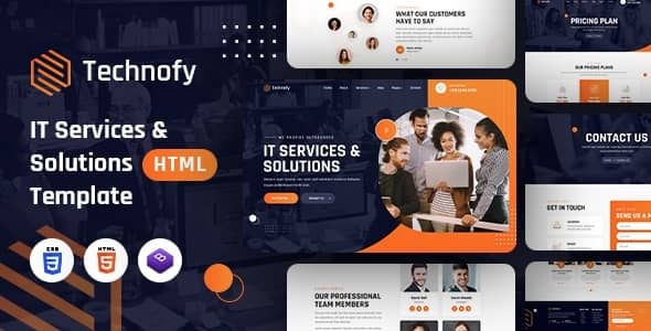 Technofy Nulled - HTML-шаблон решений для ИТ-услуг