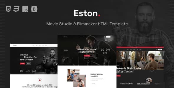 Eston Nulled - HTML-шаблон Киностудии Кинорежиссер