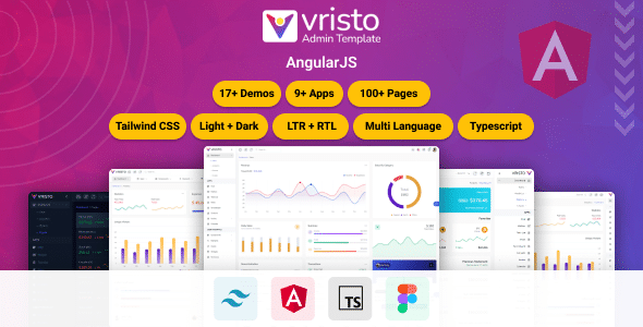 Vristo Nulled - Многоцелевой шаблон администратора Tailwind Angular