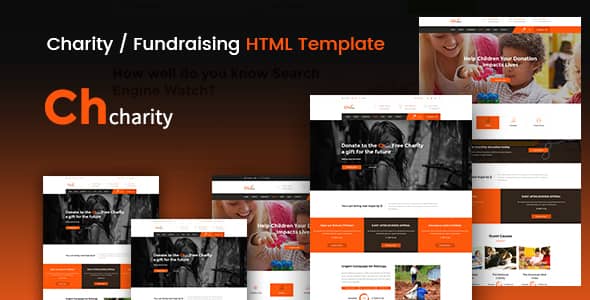 Chcharity Nulled - HTML-шаблон для благотворительности и сбора средств