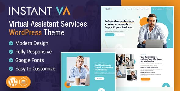 Instant VA v1.0 Nulled - Тема WordPress «Виртуальный помощник»