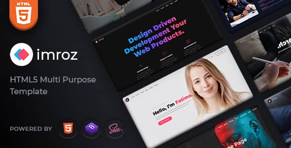 Imroz Nulled - Шаблон агентства и портфолио