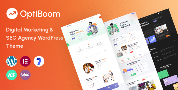 OptiBoom v1.0.1 – Digital Marketing SEO Agency WordPress Theme - 