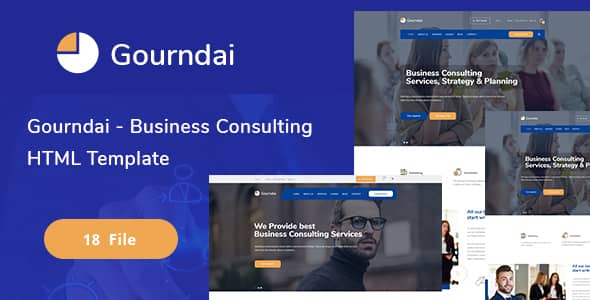 Gourndai Nulled - HTML-шаблон бизнес-консалтинга