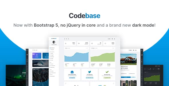 Codebase v5.8 Nulled - Шаблон панели администратора Bootstrap 5. Стартовый комплект Laravel 11