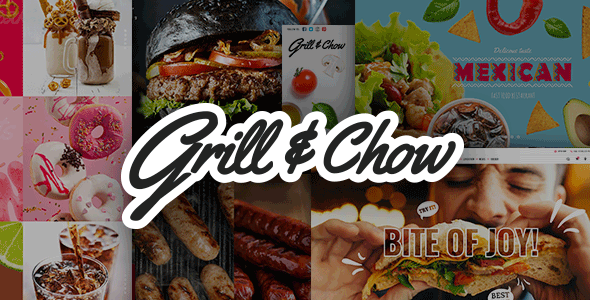 Grill and Chow v1.5 Nulled - Тема фаст-фуд-пицца