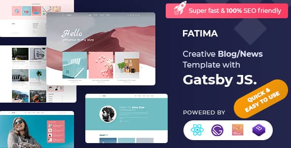 Fatima Nulled - Шаблон блога Гэтсби