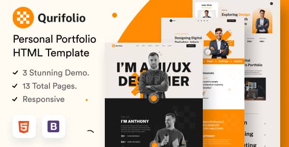 Qurifolio v1.0 Nulled - Личное творческое портфолио