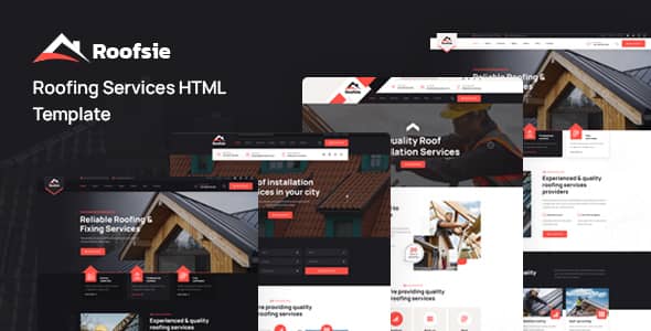 Roofsie Nulled - HTML-шаблон кровельных услуг