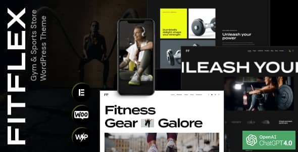 FitFlex v1.0 Nulled - Тема WordPress для спортивного магазина тренажерного зала