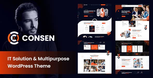 Consen v1.0 Nulled - Многоцелевая тема WordPress для IT-решений