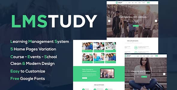 LMStudy v2.1 Nulled - Образовательная тема LMS WooCommerce