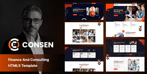 Consen – Finance and Consulting Template - 