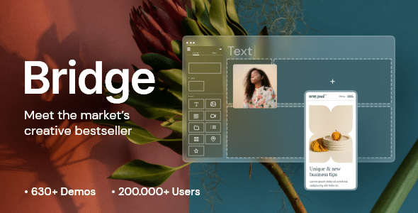 Bridge v30.5.2 Nulled - Креативная многоцелевая тема WordPress
