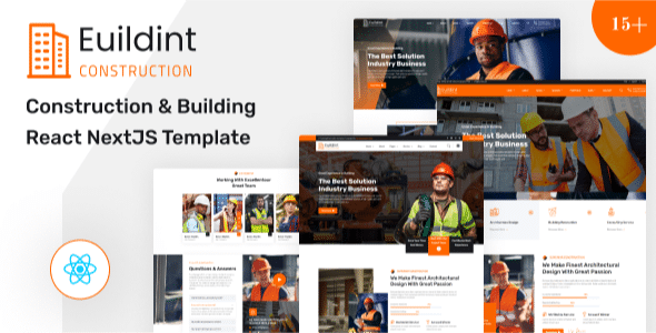 Euildint Nulled - Шаблон NextJS для строительства зданий