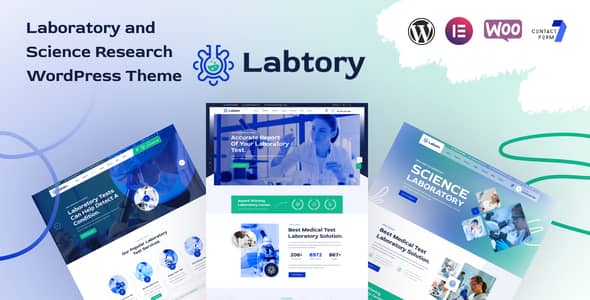 Labtory v1.0.4 Nulled - Тема WordPress для лабораторий и научных исследований