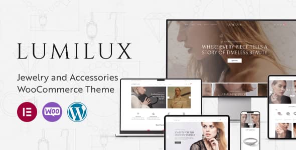 Lumilux v1.0 Nulled - Тема WooCommerce для ювелирных изделий и аксессуаров