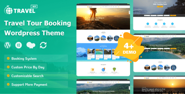 Travel WP v2.0.3 Nulled - Тема WordPress для путешествий и путешествий