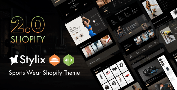 Stylix Nulled - Спортивная одежда для спортзала Shopify тема