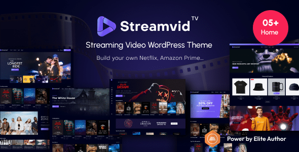 StreamVid v5.1.1 Nulled - Тема WordPress для потокового видео