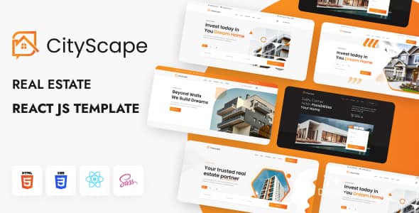 CityScape – Real Estate React Js Template - 