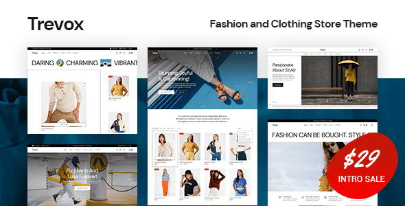 Trevox v1.0.1 Nulled - Тема магазина моды и одежды