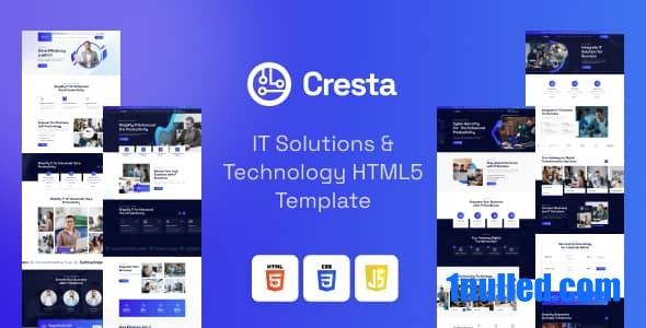 Cresta Nulled - HTML-шаблон для IT-решений