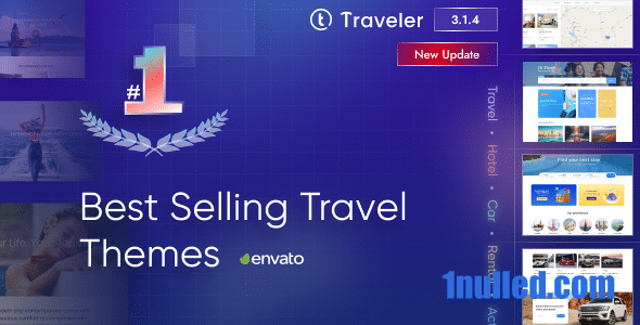 Traveler v3.1.4 Nulled - Тема WordPress для бронирования путешествий