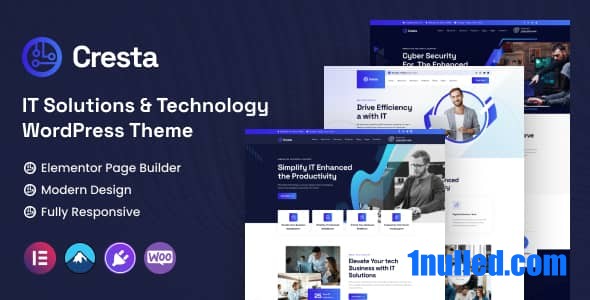 Cresta v1.0 Nulled - Тема WordPress «ИТ-решения и технологии»