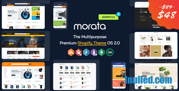 Morata v1.0 Nulled - Самая быстрая тема Shopify 2.0