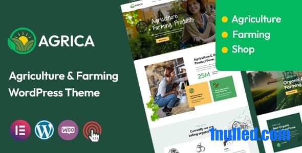 Agrica v1.0.1 Nulled - Тема WordPress для сельского хозяйства