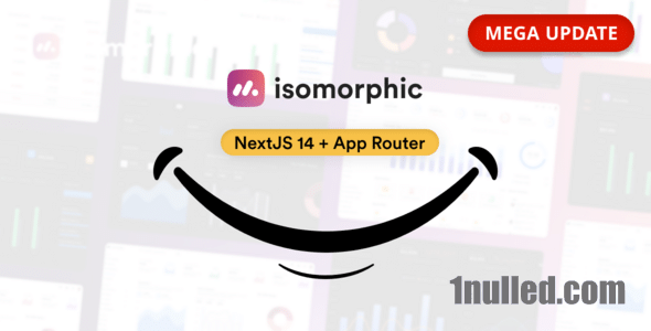 Isomorphic v6.8.0 Nulled - Шаблон панели администратора React