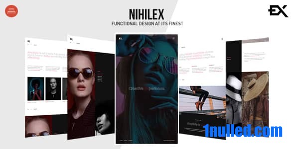 Nihilex v1.3 Nulled - Шаблон портфолио фотографии