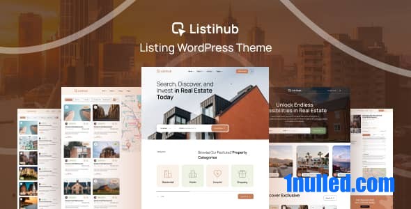 Listihub v1.0.4 Nulled - Листинг темы WordPress