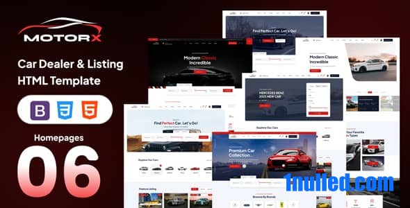 Motorx Nulled - HTML-шаблон списка автодилеров