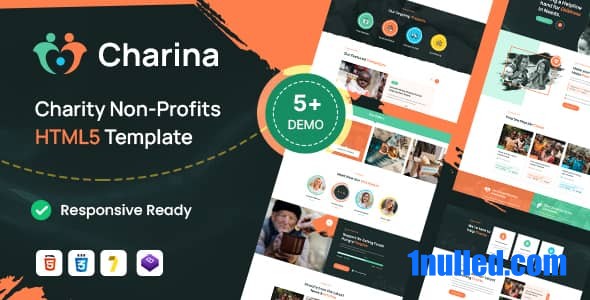 Charina – Charity and Nonprofit HTML5 Template - 