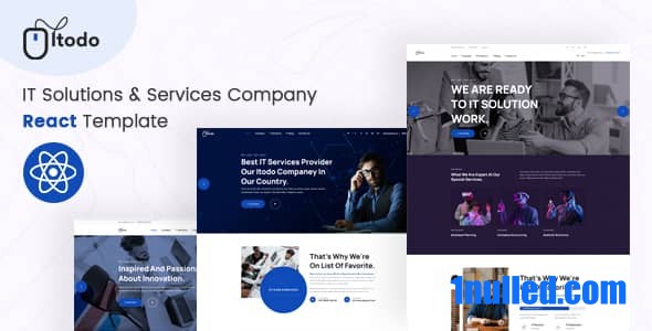 Itodo Nulled - Шаблон React компании, предоставляющей услуги ИТ-решений