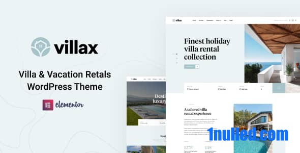 Villax v1.1.4 Nulled - Тема WordPress «Вилла для отдыха»