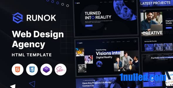 Runok Nulled - HTML5-шаблон веб-агентства