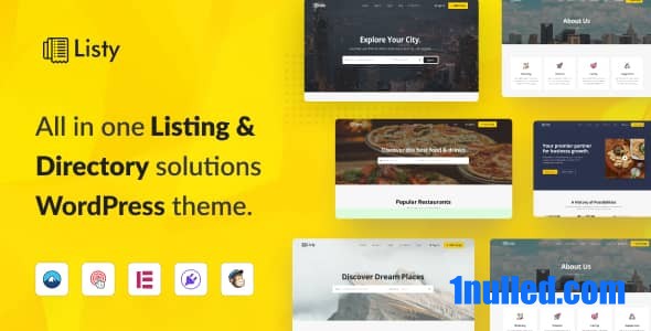 Listy v1.1.0 Nulled - Тема WordPress для листинга каталогов решений