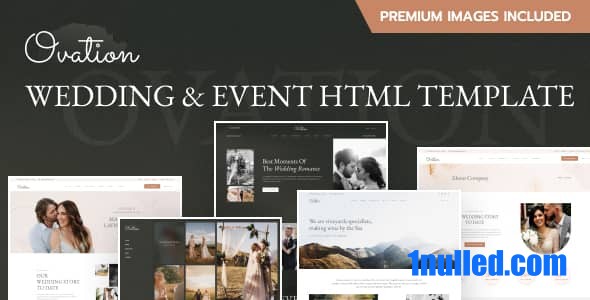 Ovation Nulled - HTML-шаблон свадебной фотографии