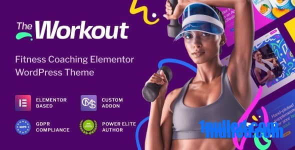 The Workout v1.0.8 Nulled - Тема WordPress для тренера по фитнесу