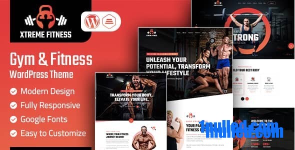 Xtreme Fitness v1.0 Nulled - Тема WordPress для тренажерного зала и фитнеса