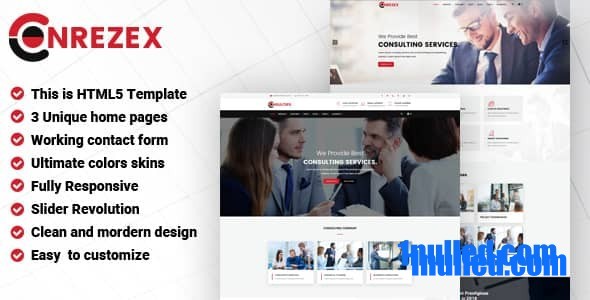 Conrezex Nulled - HTML-шаблон консалтинга