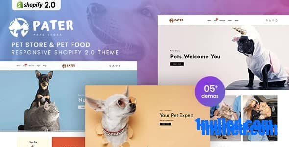 Pater v1.0 Nulled - Зоомагазин Корм ​​для домашних животных Адаптивная тема Shopify 2.0