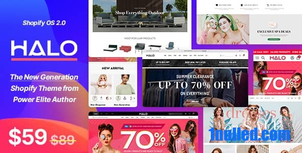 Halo v3.0.0 Nulled - Многоцелевая Shopify Theme OS 2.0