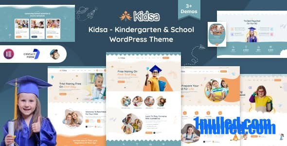 Kidsa v1.0.0 Nulled - Тема WordPress для детского сада