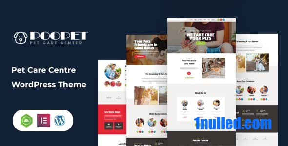 Poopet v2.0.1 Nulled - Тема WordPress для центра по уходу за домашними животными + RTL